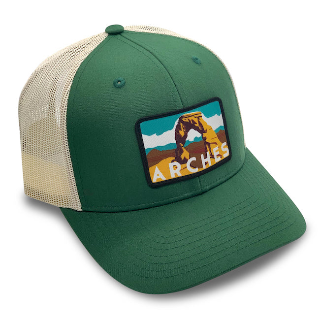 National Park Hat- Arches- ParkHats Classic - Green/Birch
