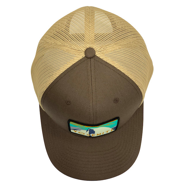 Yosemite National Park Leather Patch Hat, Moss